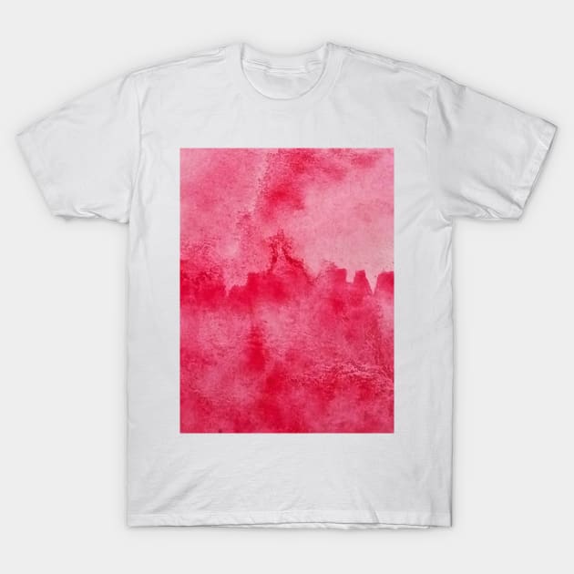 pink watercolor gradient design T-Shirt by Artistic_st